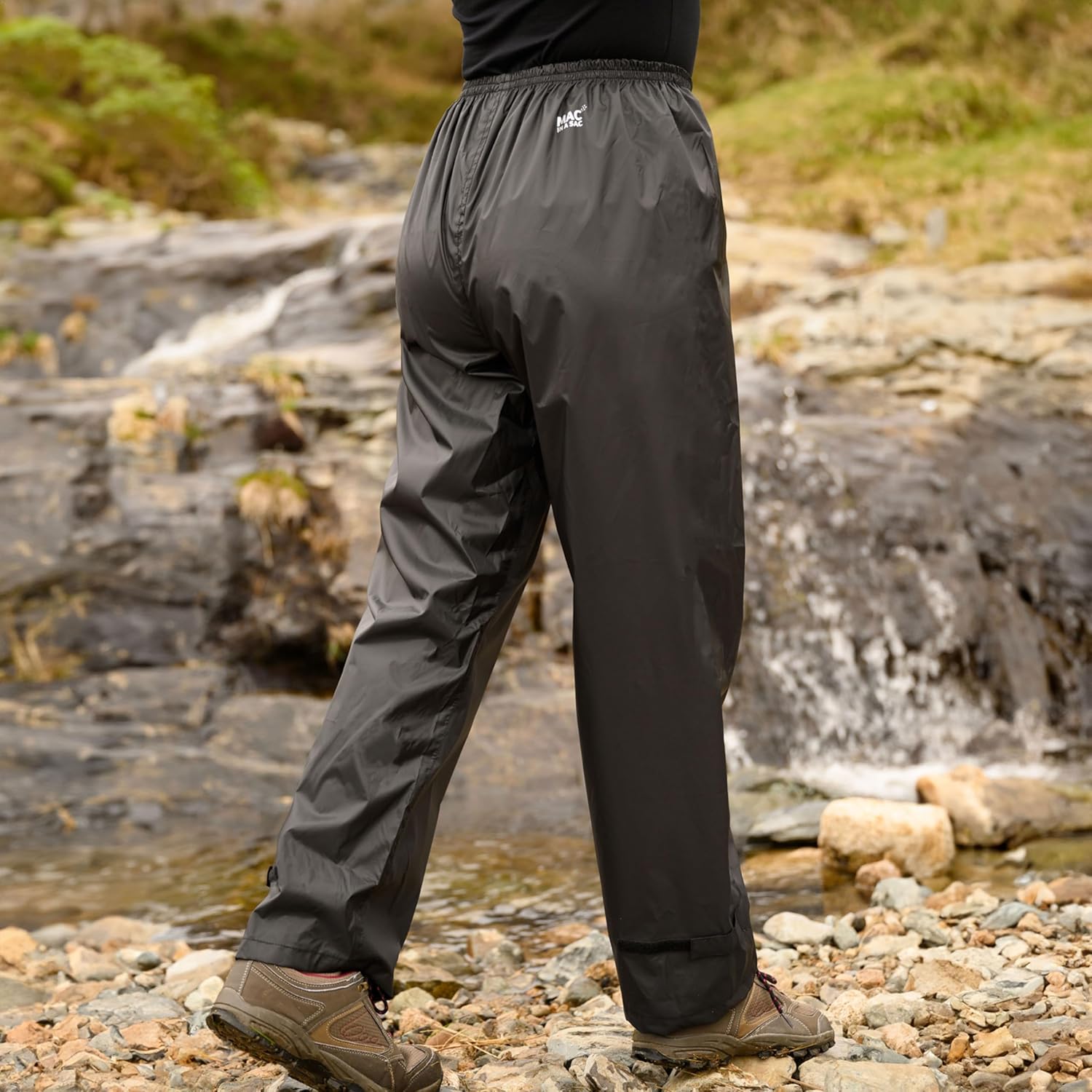Mac in a Sac Origin Overtrousers - Packable Lightweight Rain Pants - Waterproof 10, 000 mm Rated - Highly Breathable