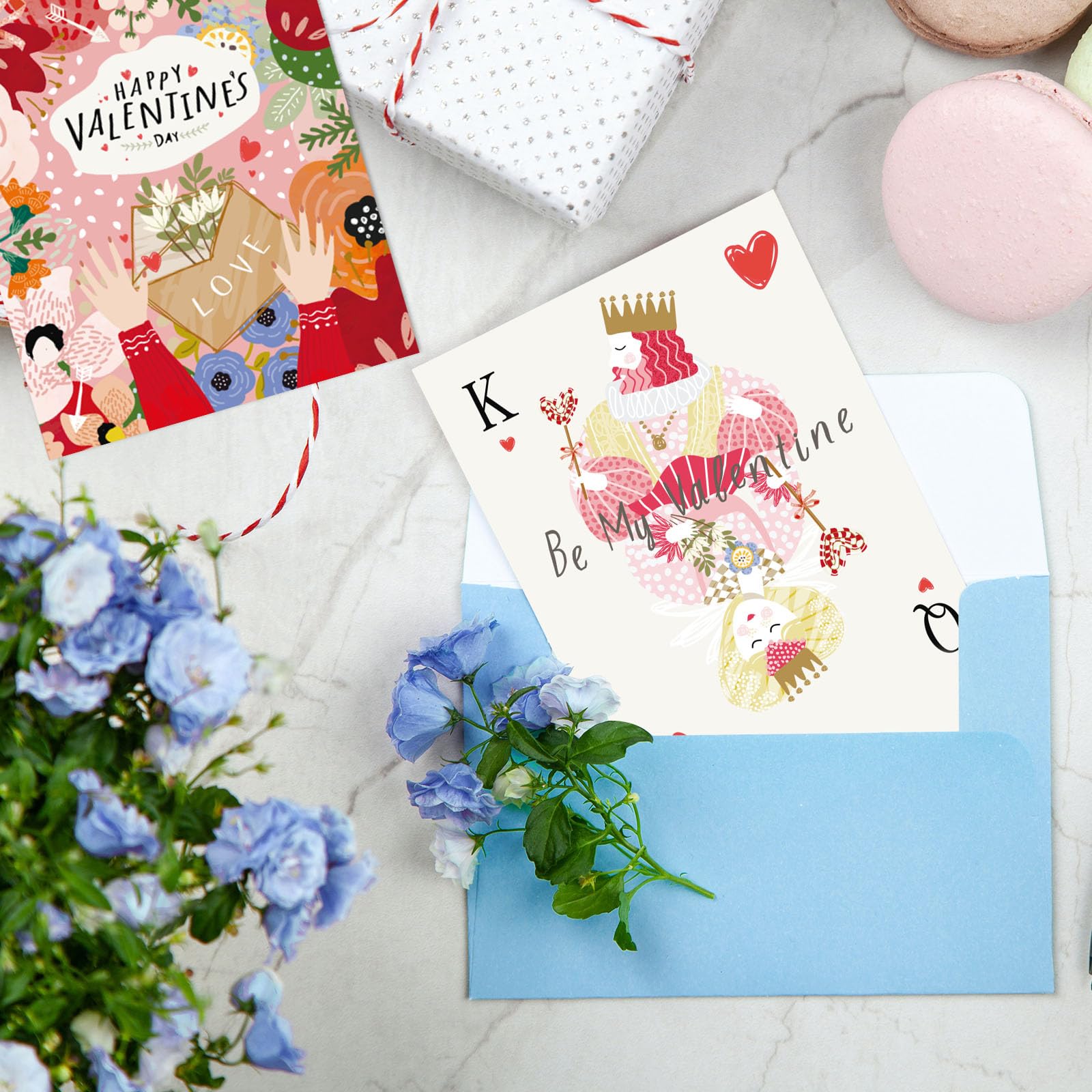 PATIKIL 50 Ensembles Cartes Aquarelle 140lb/300 GSM Avec Enveloppes