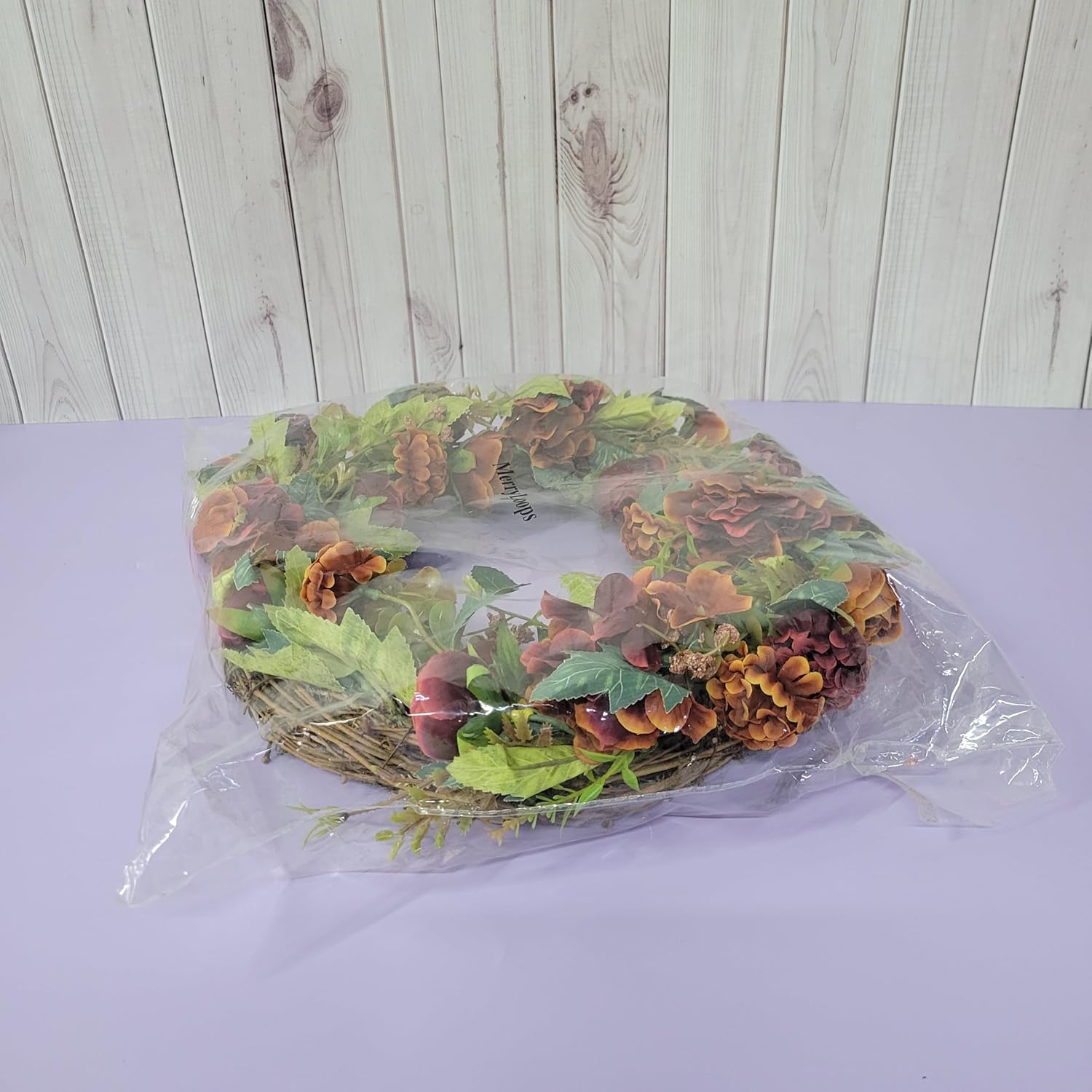 MerryLoops Wreaths of artificial flowers Decorative Floral Hanging Ring — Everlasting Decor for Home, Weddings, and Holidays