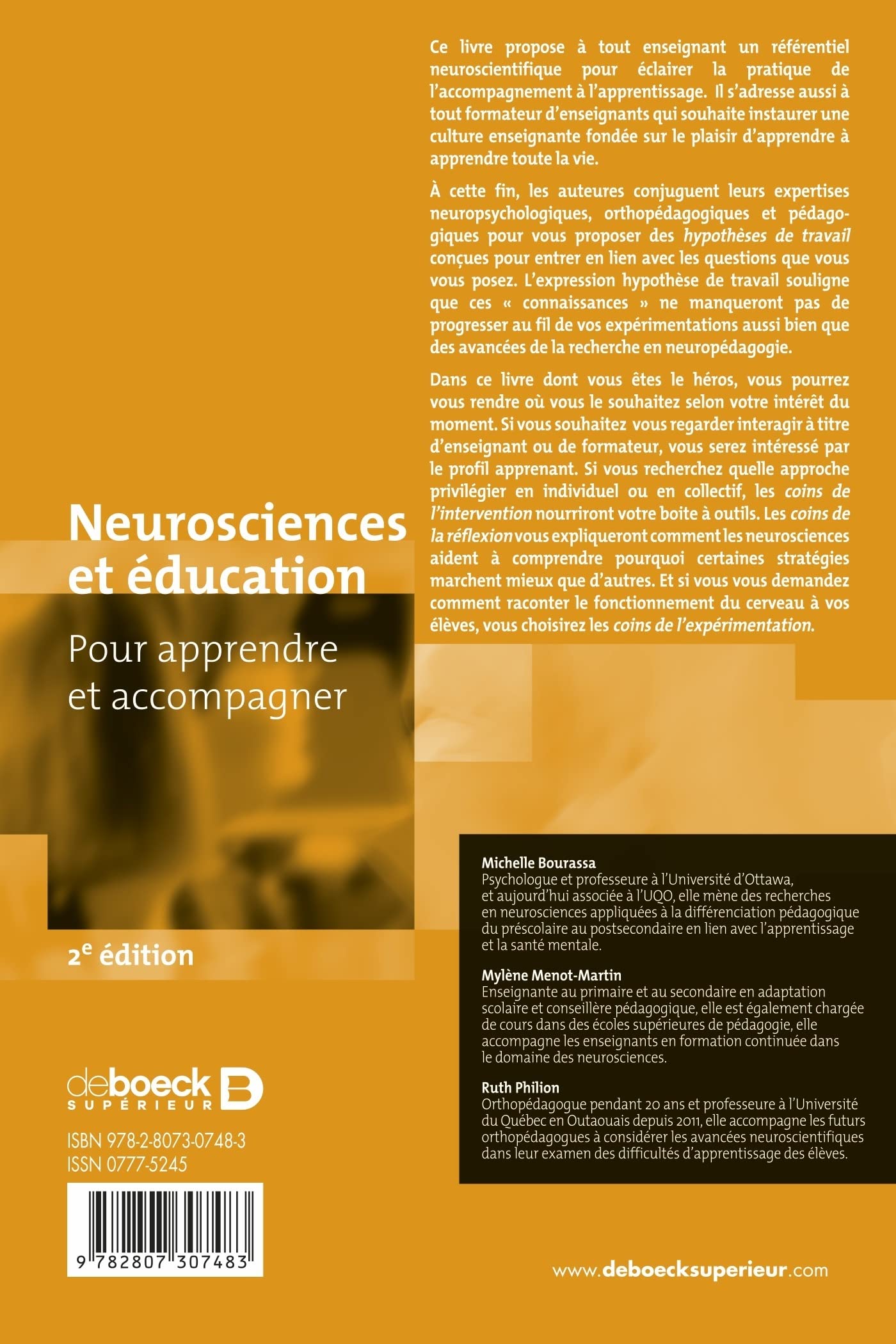 Neurosciences et éducation: Pour apprendre et accompagner