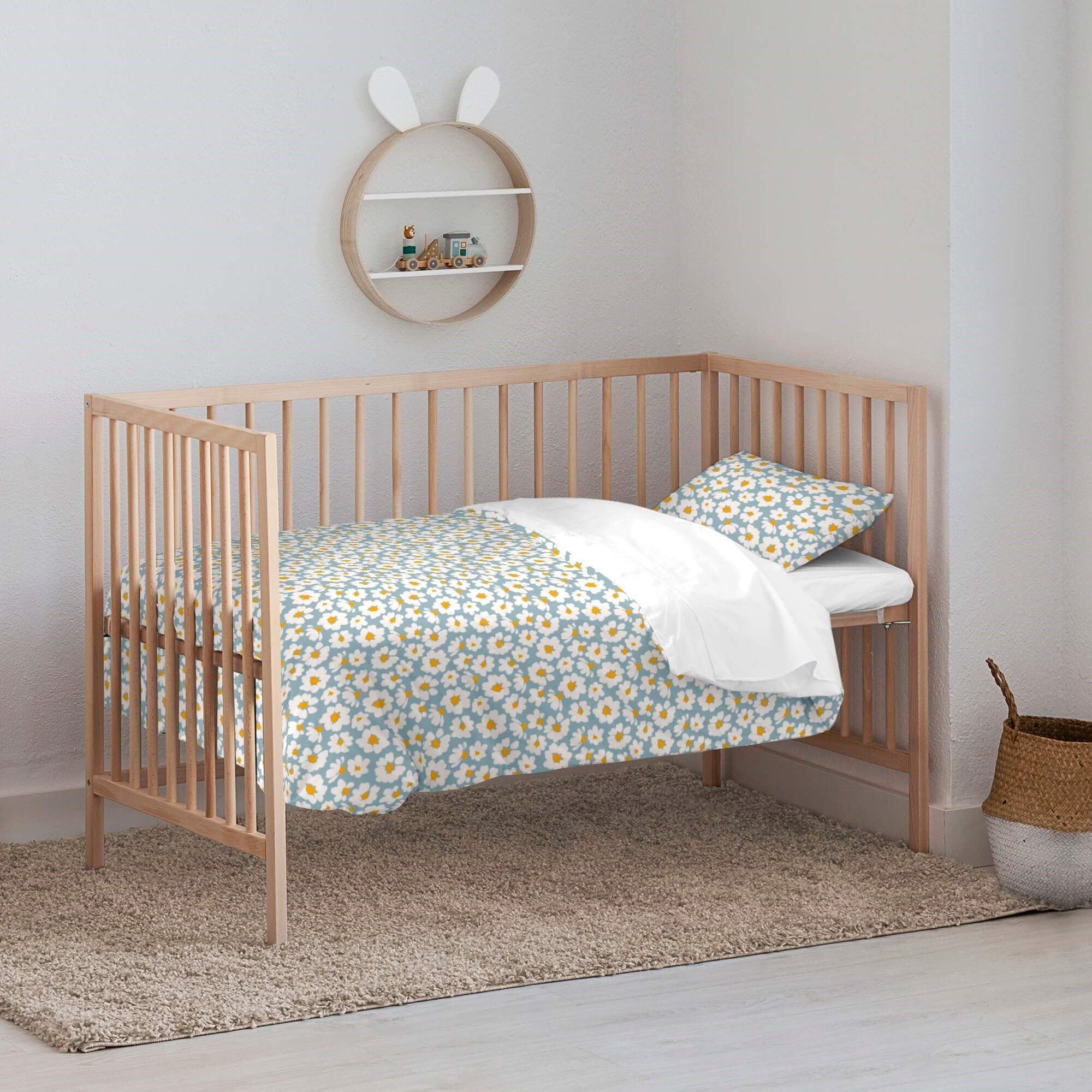 BELUM | Funda Nórdica Cuna de Algodón Ecológico | Dormitorio Bebé | 60 (100x120)