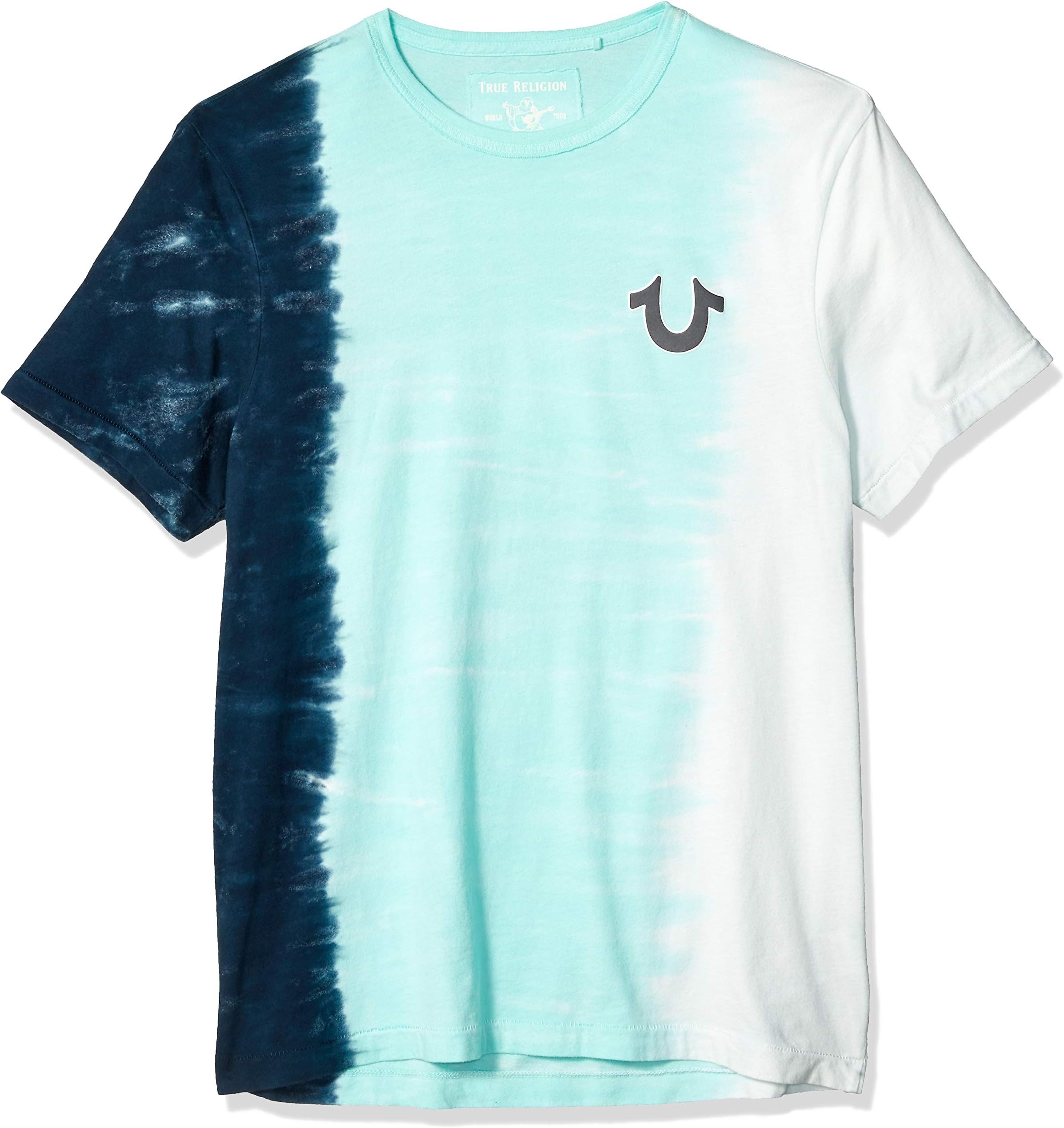 True Religion Men's Vertical Tie Dye Tee