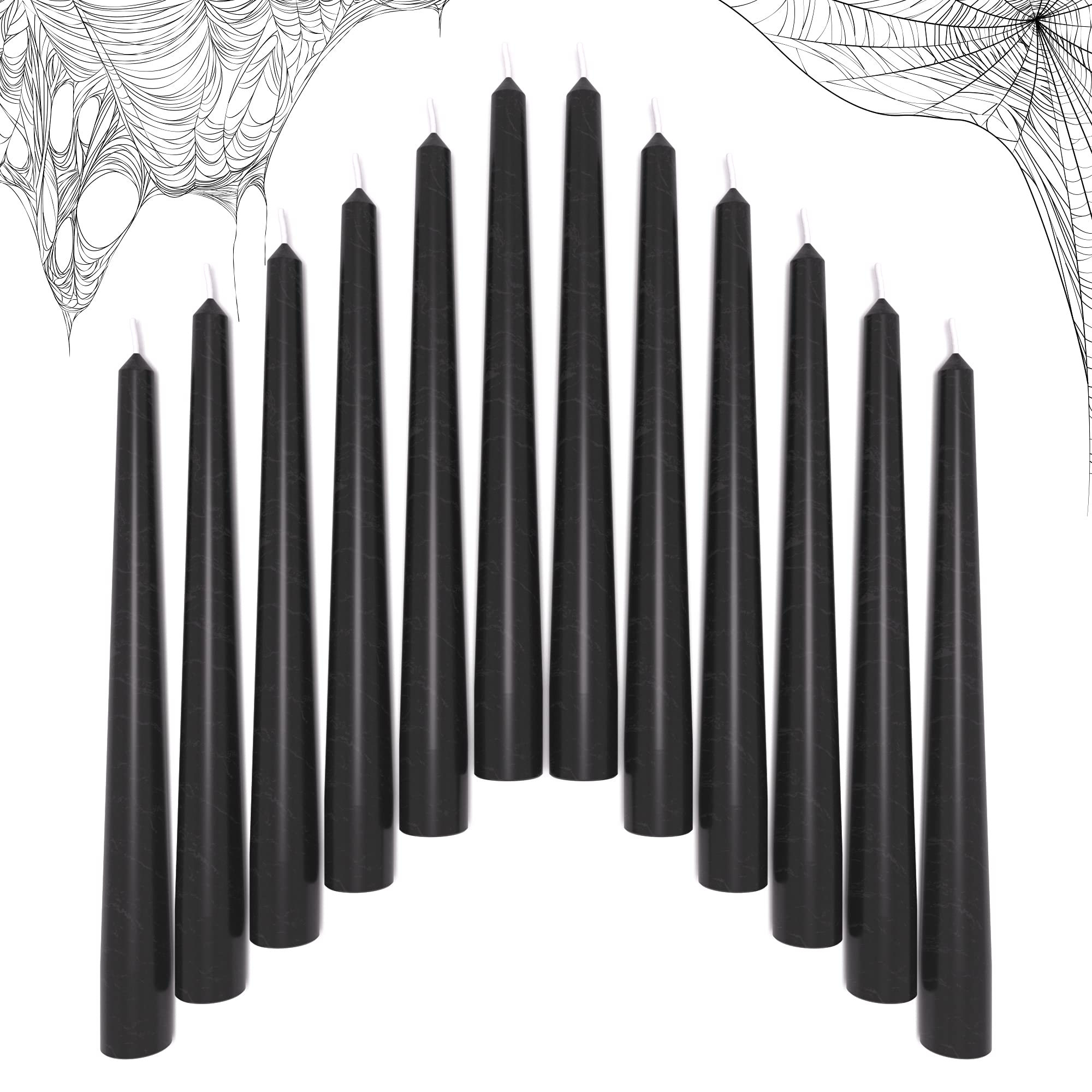 Buy SONEDLY 12 inch Taper Candle 12 Pack Long Burning Dripless and