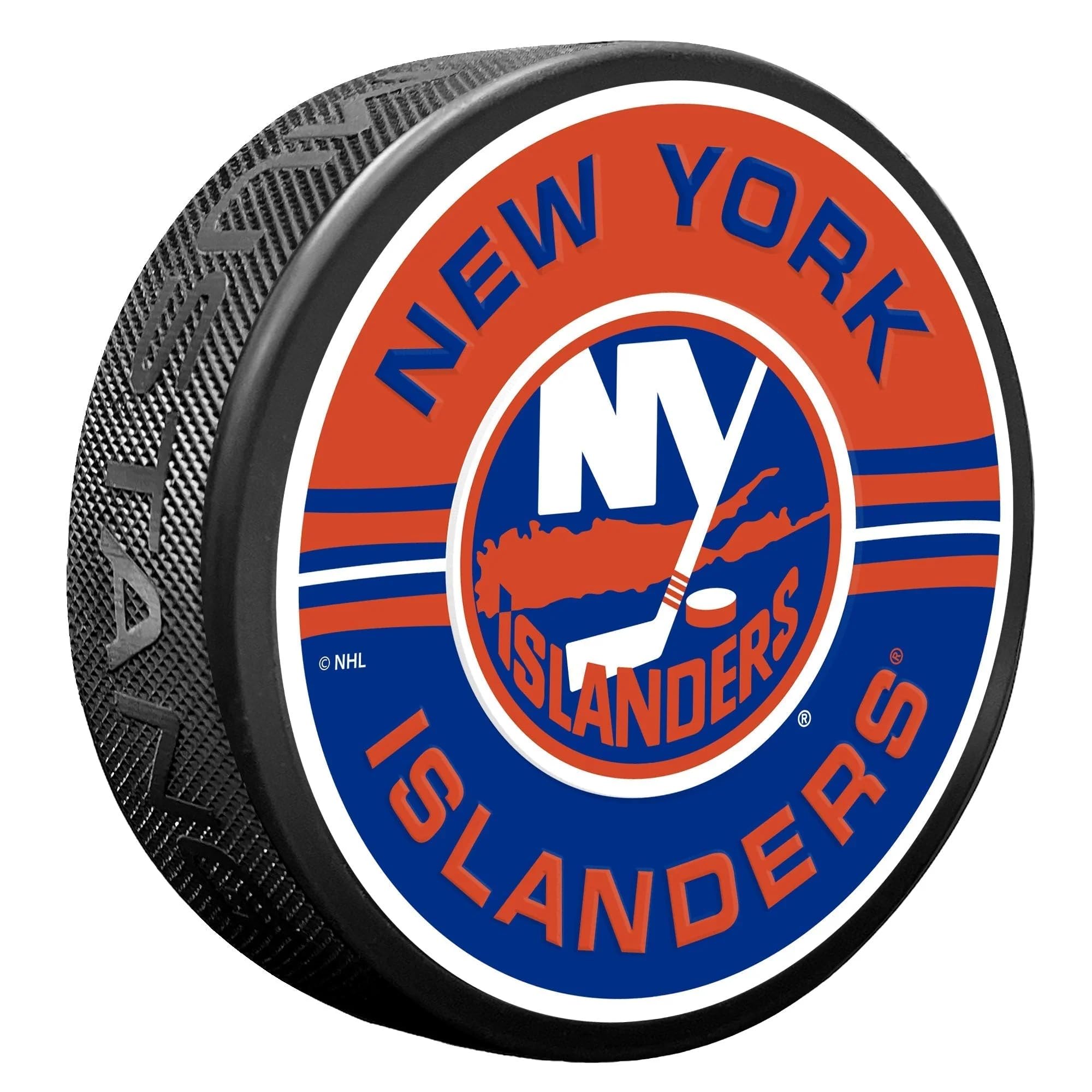 Sports Decor New York Islanders Puck - Half & Half