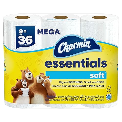 Charmin Essentials Soft 9 Mega Rolls