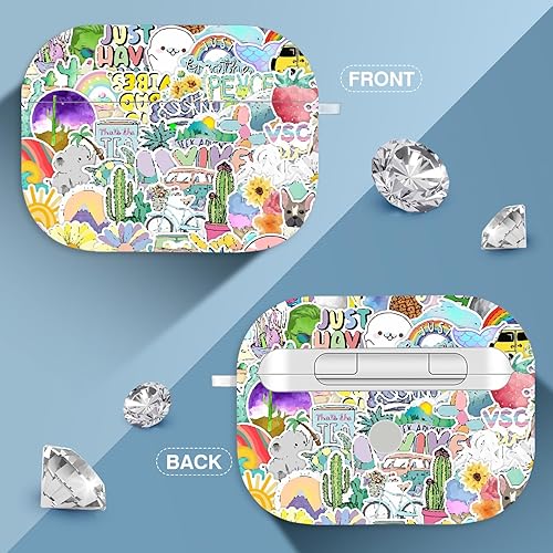 Vista 96 de Maxjoy for AirPods 2nd Generation Case, Unique Design Hard Protective Shockproof Airpods Case Cover with Keychain Compatible with Apple AirPods Sea