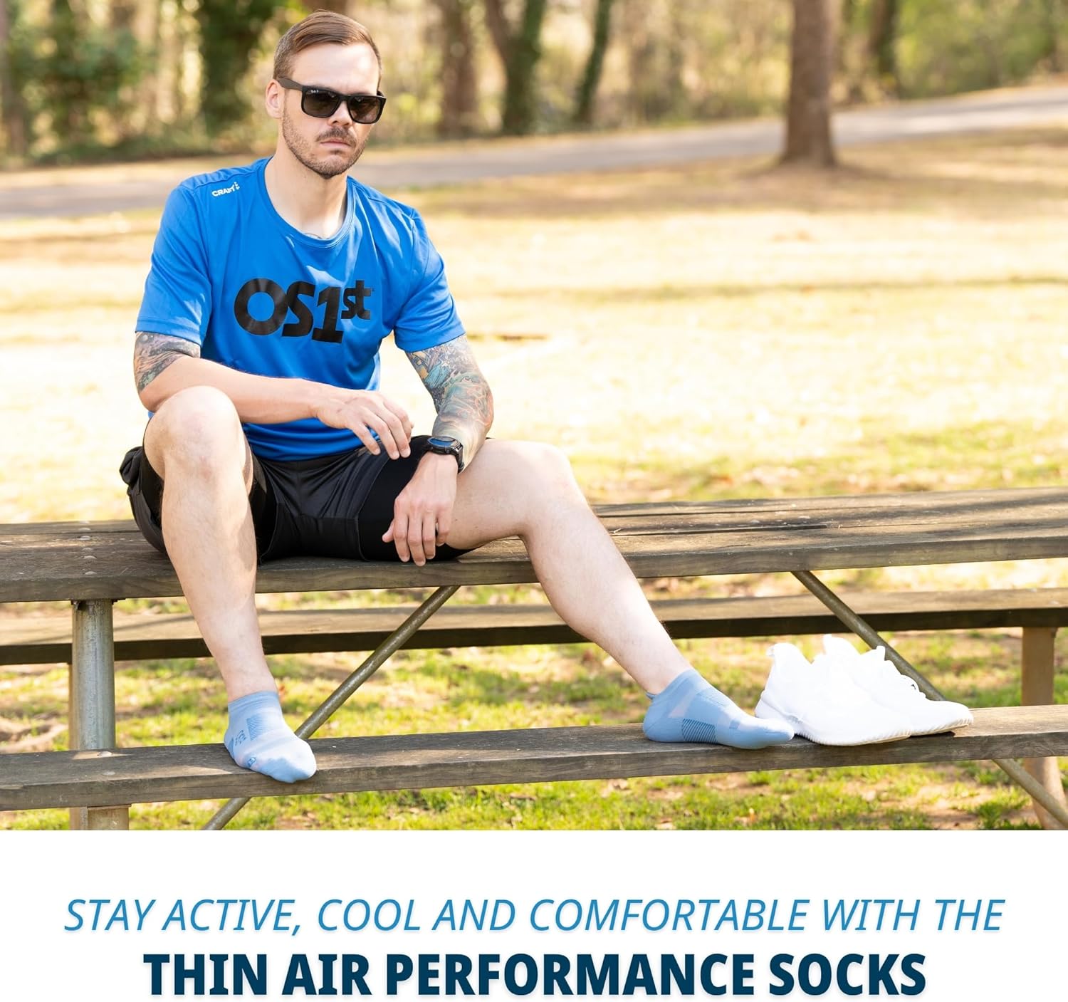 OS1st TA4 Thin Air No Show Running Socks with special ventilation feature for men & women, lightweight, and breathable design - Image 6