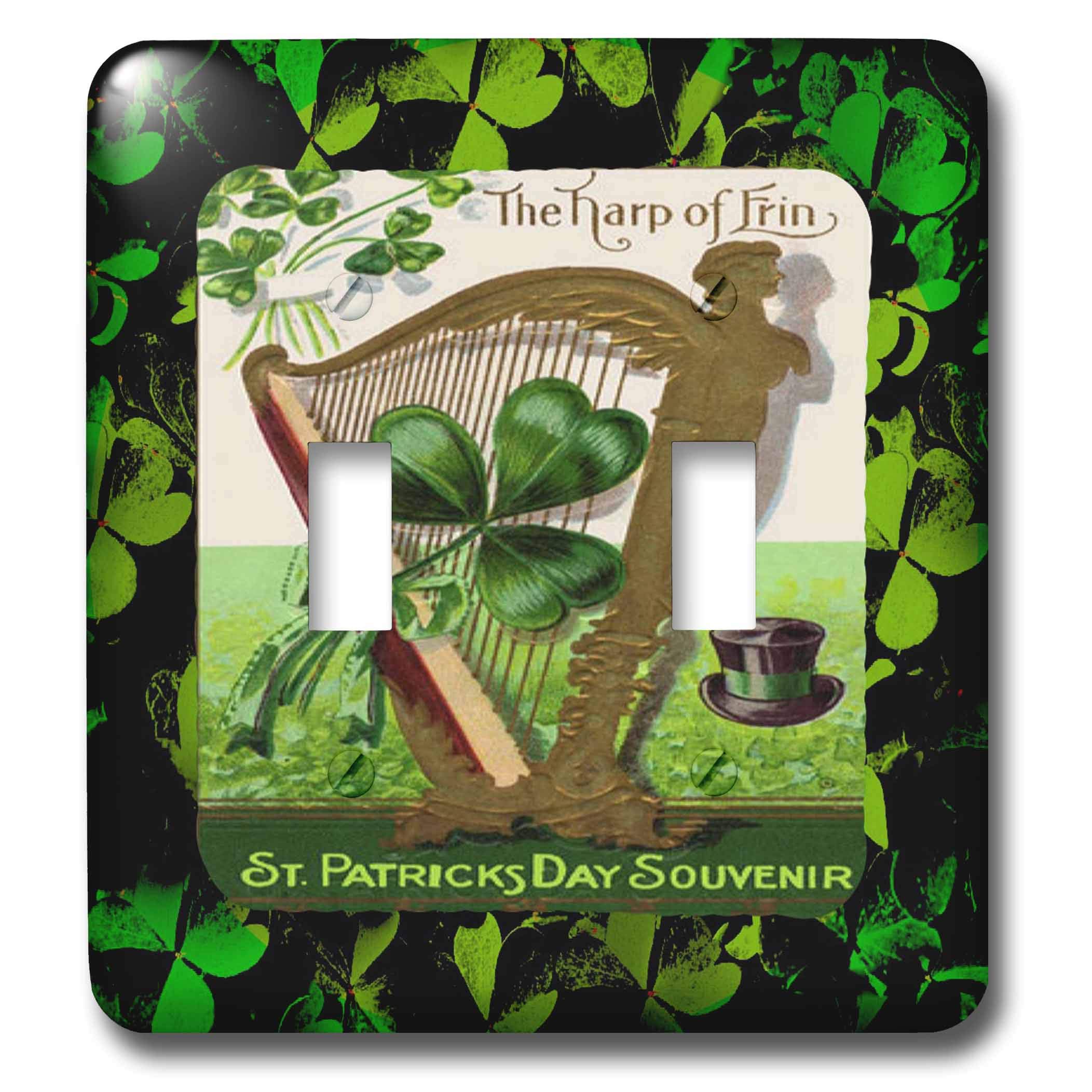 Interrupteur à baïonnette 3dRose LSP_42909_2 St. Patricks Day Souvenir