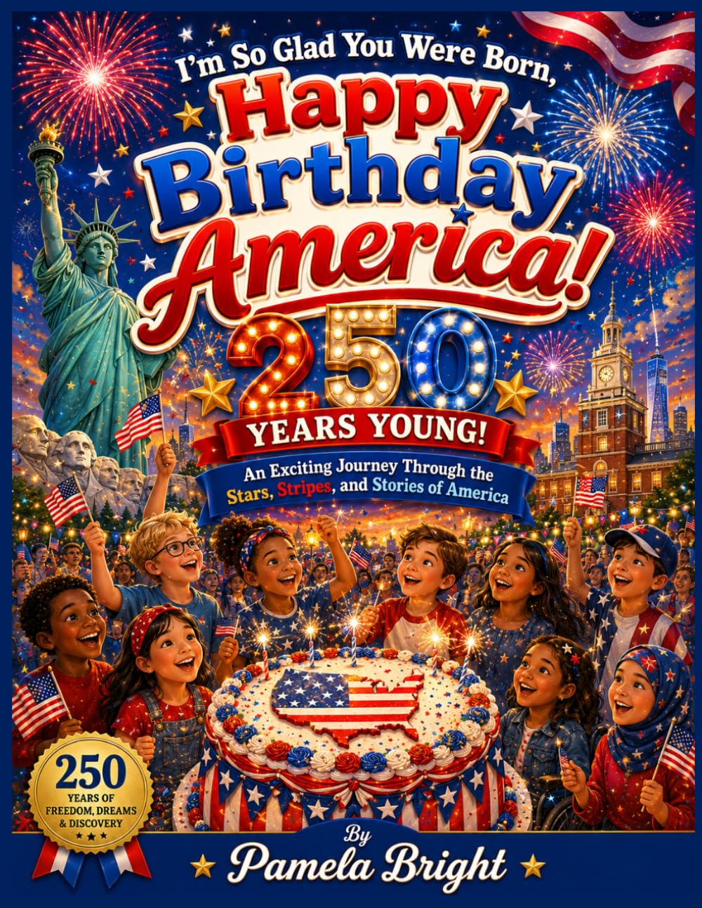 I'm So Glad You Were Born, Happy Birthday America: An Exciting Journey Through the Stars, Stripes, and Stories of America