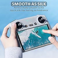 Vista 6 de Ambison [Paquete de 2] DJI Mini 5/4 Pro Protector de pantalla de vidrio mate, antirreflejo/suave como la seda/HD transparente compatible con DJI