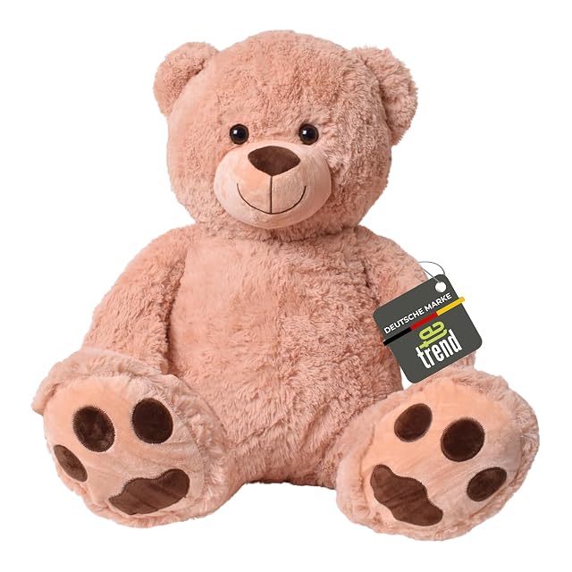TE-Trend Peluche XXL Gran Peluche Gigante Peluche Regalos Infantiles de Felpa 100cm marrón