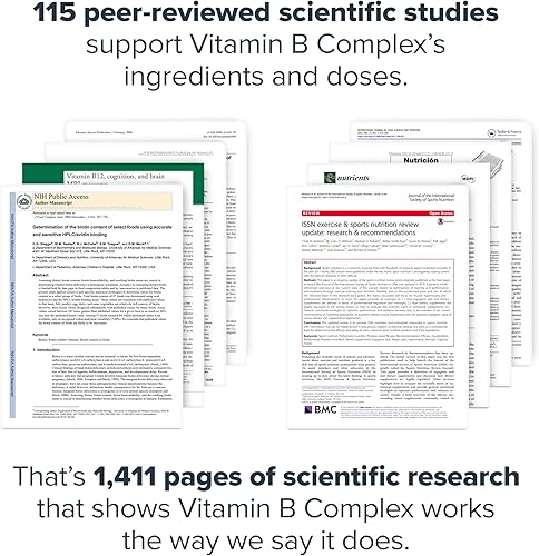 Miniatura 3 de LEGION Complejo de vitamina B (120 cápsulas) – Complejo de vitamina B con colina e inositol apoya el estado de ánimo y la función hepática –