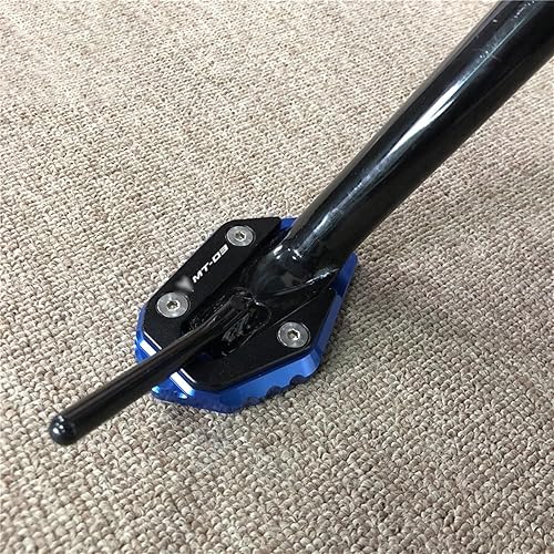 Miniatura 5 de Para MT03 MT-03 2017-2019 R3 YZF-R3 2020 2021 Accesorios de motocicleta Kickstand Ampliar Soporte Trípode extendido (Color  Rojo, Tamaño 1)