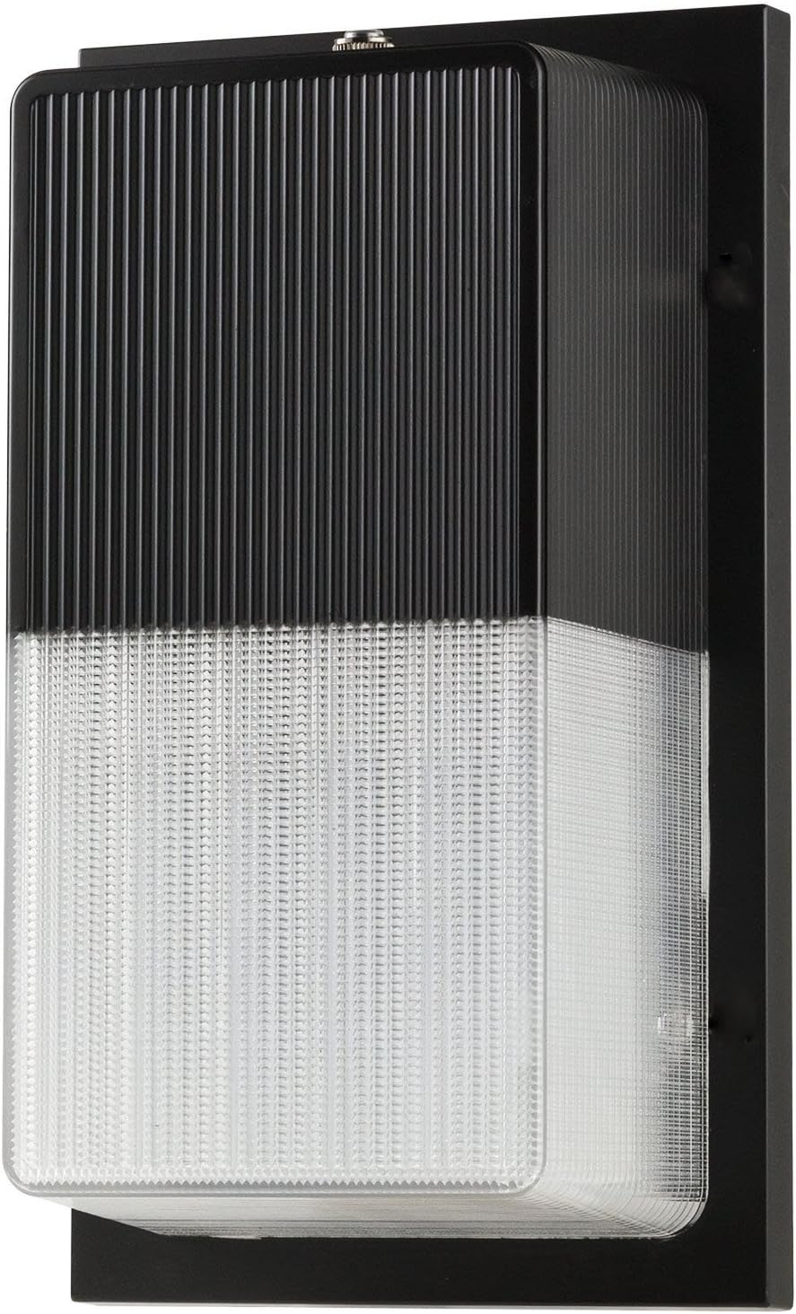 Cloudy Bay LED Outdoor Wall Pack Light With Dusk To Dawn Photocell,3000K Warm White 15W,Auto on/off Ambient Lighting Detector For Security