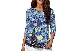 Starry Night Shine - Plus Size Women's Boatneck Top