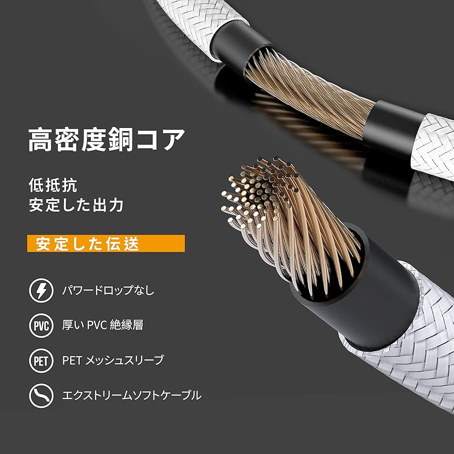 ホワイトLEDケーブル 24ピンとハイエンドモデル用12ピン Amazon | EZDIY-FAB PC用スリーブケーブル GPU/CPU用PC電源 ATX