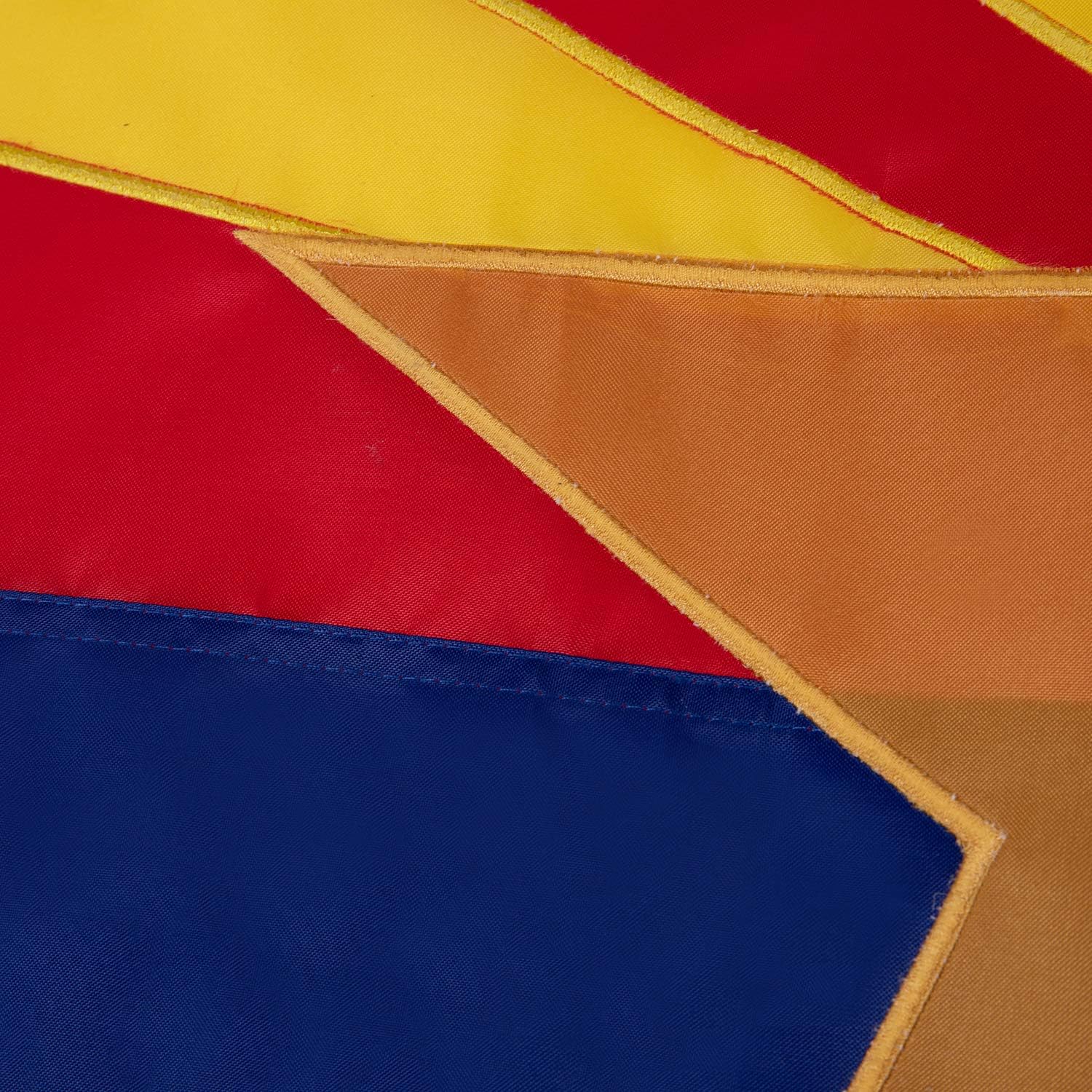 Arizona State Flag 3x5 FT, AZ State Flags with Embroidered Star, Heavy Duty Outdoor Nylon, Sewn Stripes (Not Print), Canvas Header & Brass Grommets for All-Weather Outdoor Display - Image 8