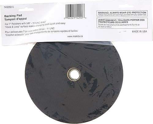 Miniatura 4 de Makita - 7 Gancho y bucle de respaldo almohadilla (743052-5)