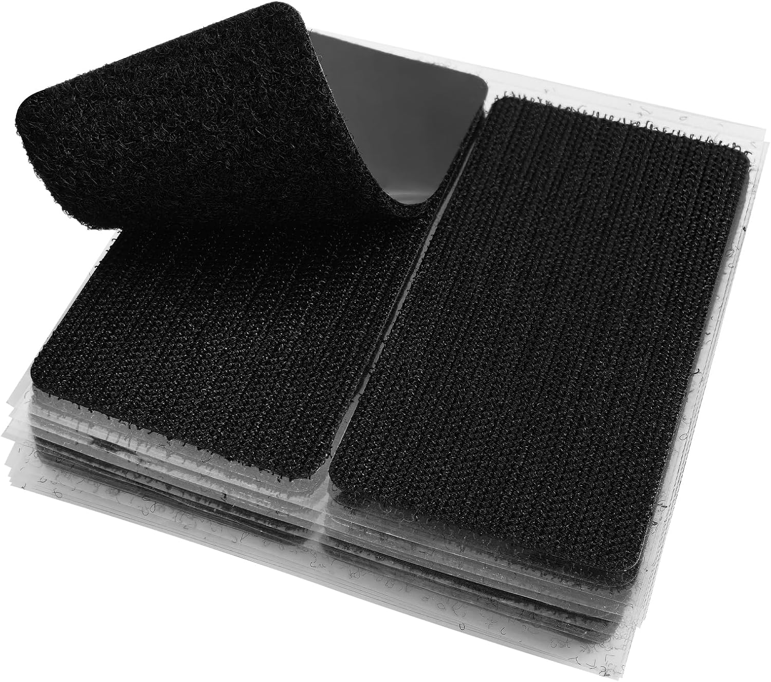 GUYI 10 Pairs 2x4 Inch Heavy Duty Self Adhesive Hook and Loop Strips
