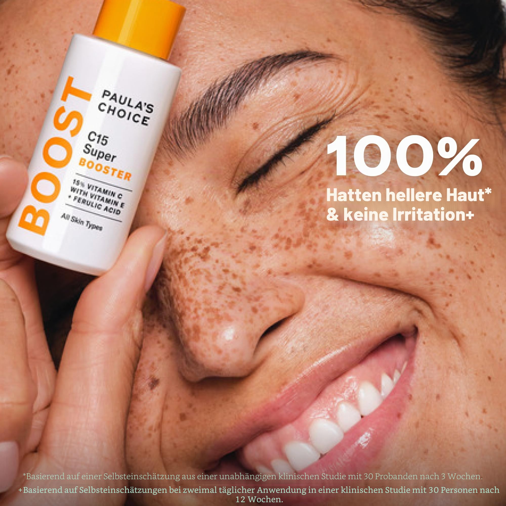 Paula's Choice 15% Vitamin C Booster, Gesichtsserum für ein Glow, 20 ml | Anti-Aging Serum mit 15% Vitamin C, E & Ferulasäure - Reduziert Braune Flecken & Lässt die Haut Strahlen - mit Peptiden