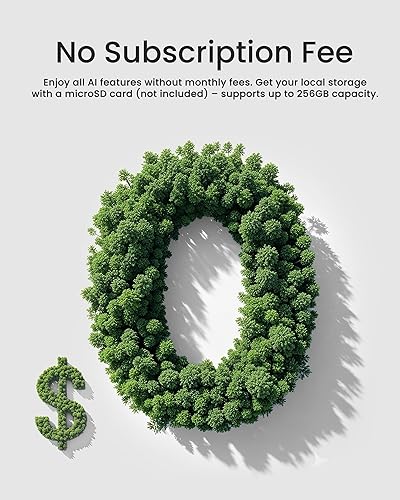 Miniatura 7 de youkey Cámara interior 2.5K, sin tarifas mensuales, panorámica e inclinación, cámara de 360 para perromascota para seguridad en el hogar, WiFi 6 de