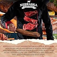 Vista 4 de Nebraska Star Beef Paquete de regalo de muestra de filete Angus premium, carne de res