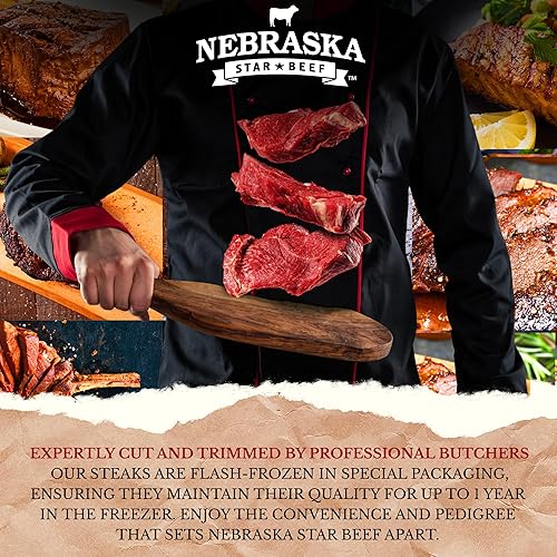 Miniatura 4 de Nebraska Star Beef Paquete de regalo de muestra de filete Angus premium, carne de res