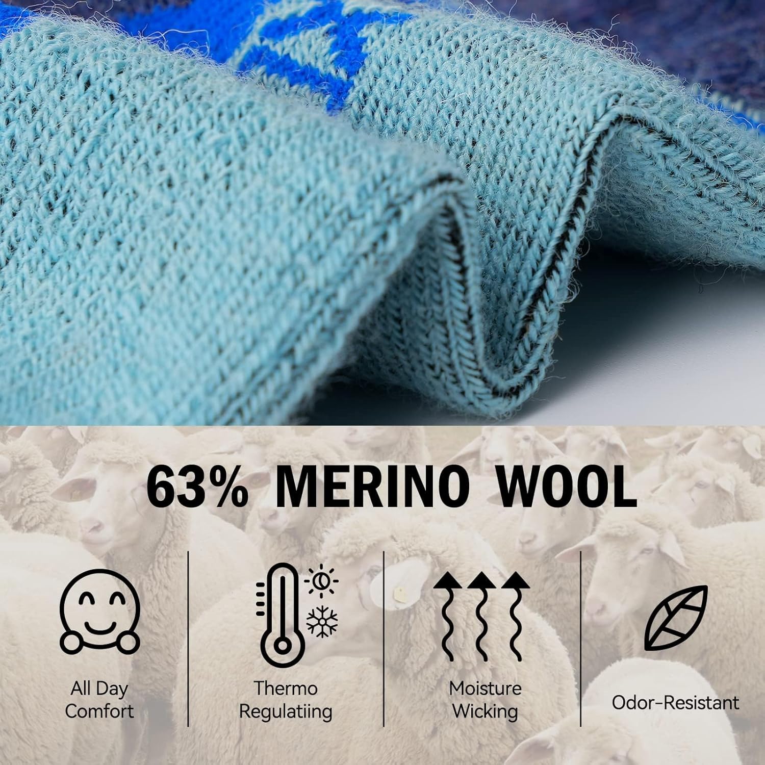 2-Pair Merino Wool Ankle Running Hiking Socks, Made in USA Cushioned Sport Socks for Men & Women (Moab Quarter) - Image 4