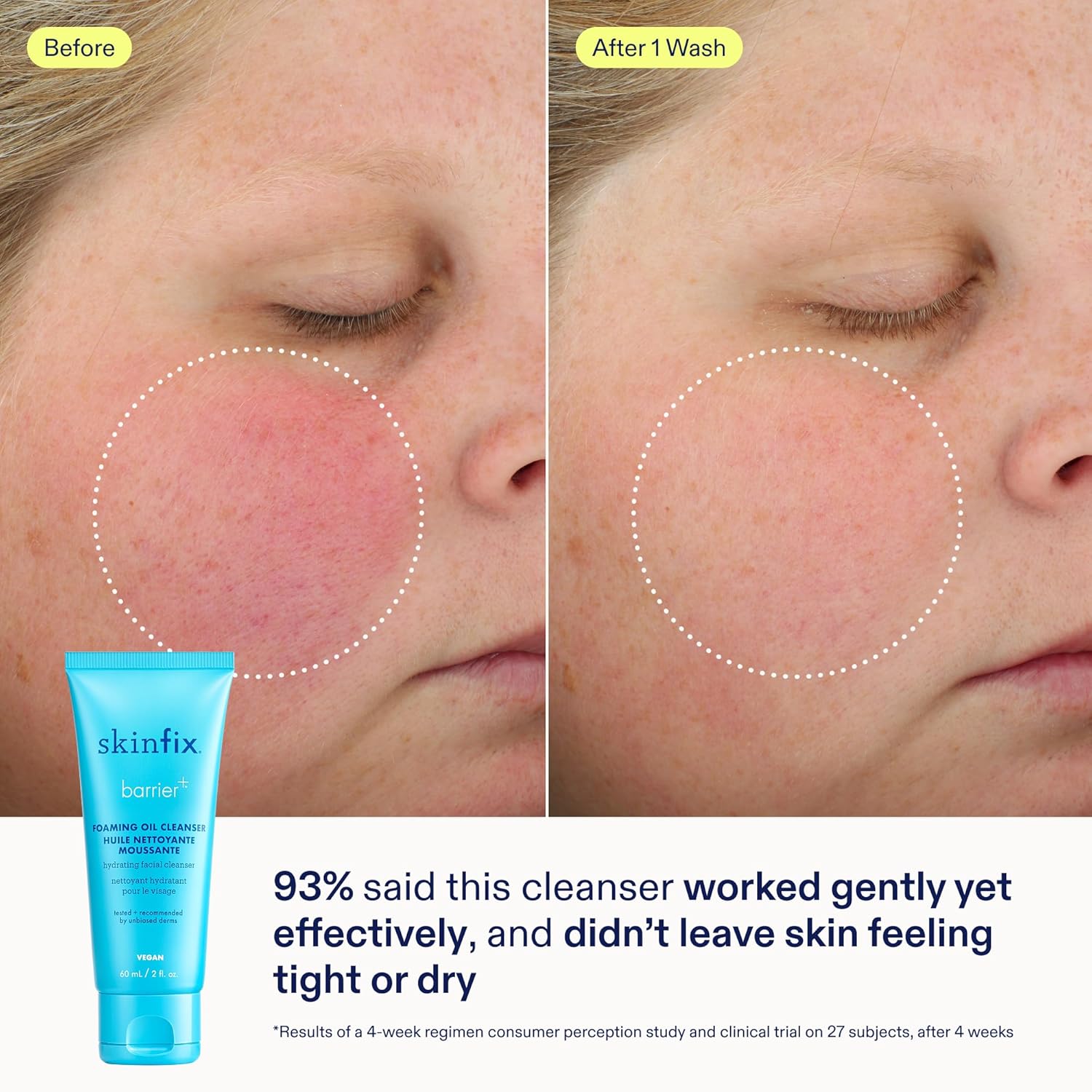 Skinfix Barrier+ Better Skin Starts Here Kit - Includes Mini Triple Lipid-Peptide Cream (0.5 oz), Mini Foaming Oil Cleanser (2 oz) & Mini Triple Lipid Activating Serum (0.35 oz) - Vegan, Cruelty Free - Image 3