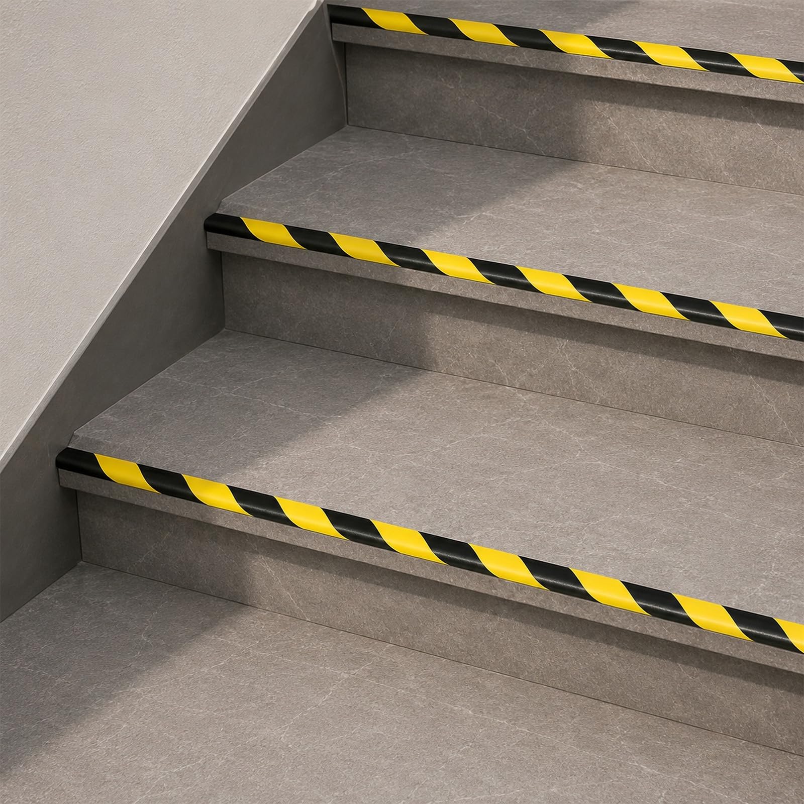 Eckenschutz Kantenschutz, Eckenschutz Schaumstoffstreifen,L-Form Schaumstoff Kantenschutz Gelb Schwarz, 5M Stoßfestes Kantenkissen, Sicherheitsstoßfänger für Sicherheit, Möbeltüren, Schränken