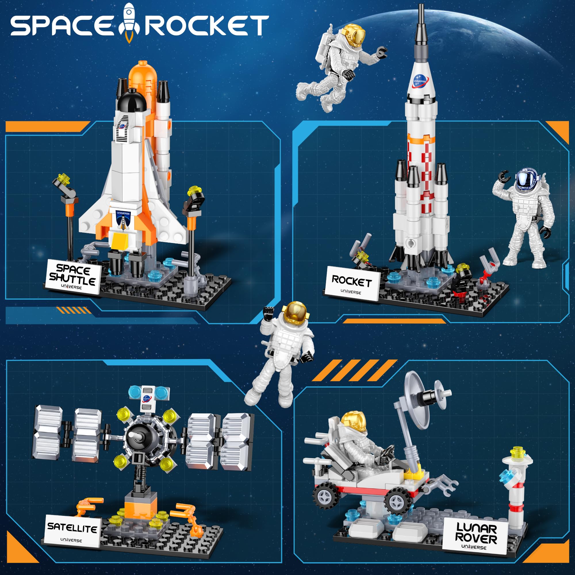 Amazon.co.jp: スペースシャトル探査組み立てセット、ロケット