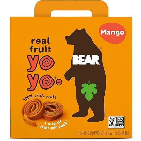 Amazon.com : BEAR Real Fruit Yoyos, Strawberry, No added Sugar, All ...