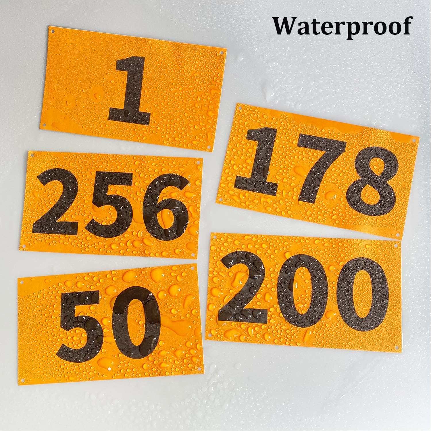 Race Bib Numbers for Tryouts,Running Bibs with Pins for Races,Marathon,Track,Field Competitor Audition Road ID Paper