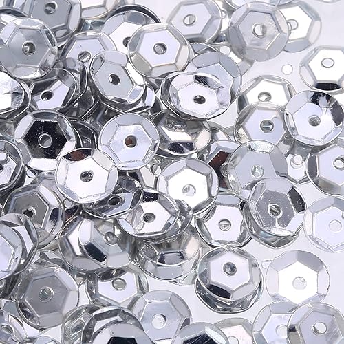 3600 lentejuelas sueltas de 0.236 pulgadas a granel, lentejuelas redondas bordadas para coser ropa, bolsas, vestido de boda, bricolaje, hogar, disponible en Yaxa Venezuela