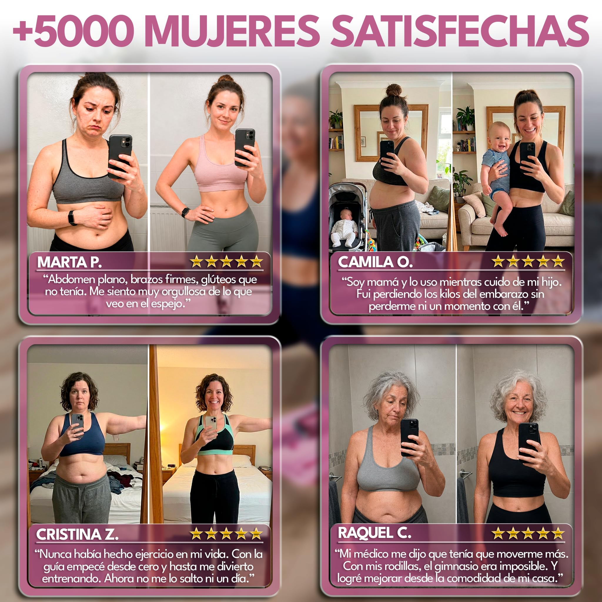 Pilates Reformer Plegable con Accesorios + Guía de 10 Ejercicios, Pilates Board para Casa, Tabla Pilates Multifuncional, Mini Reformer Pilates, Máquina Pilates Home Gym