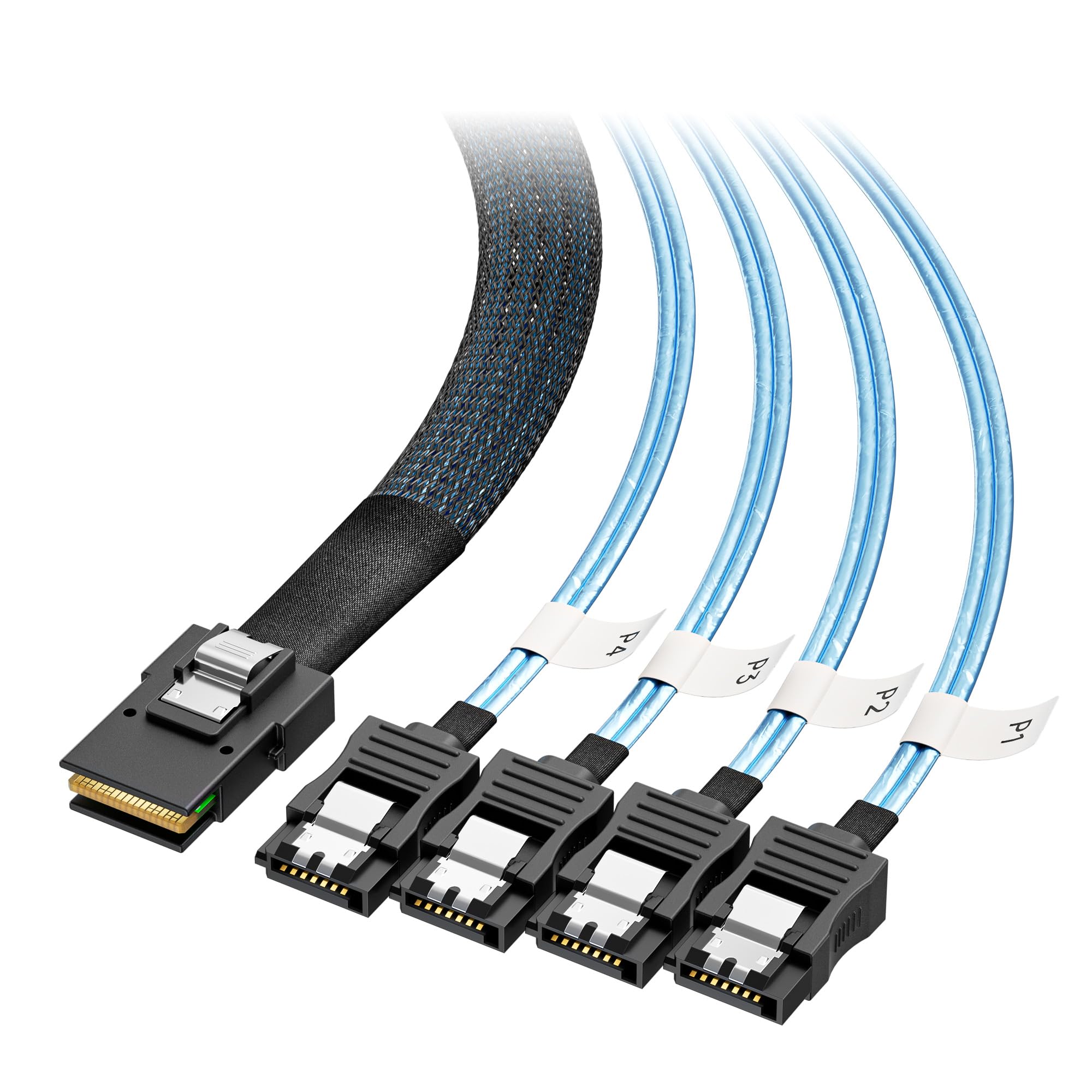 Cable Matters Mini SAS interno a SATA Cable 1m (SFF-8087 a SATA Forward Breakout)