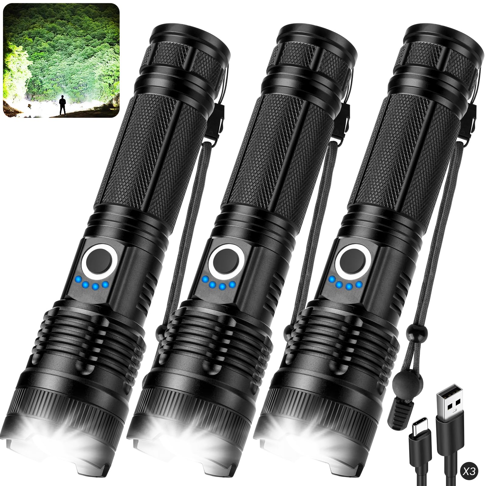 adjustable beam rechargeable flashlight Fenix LD45R The Flexbeam adjustable beam flashlight offers the perfect combination of flood and spot lighting with a 1200 max lumens output and a 700 1000 Lumen - Adjustable Beam