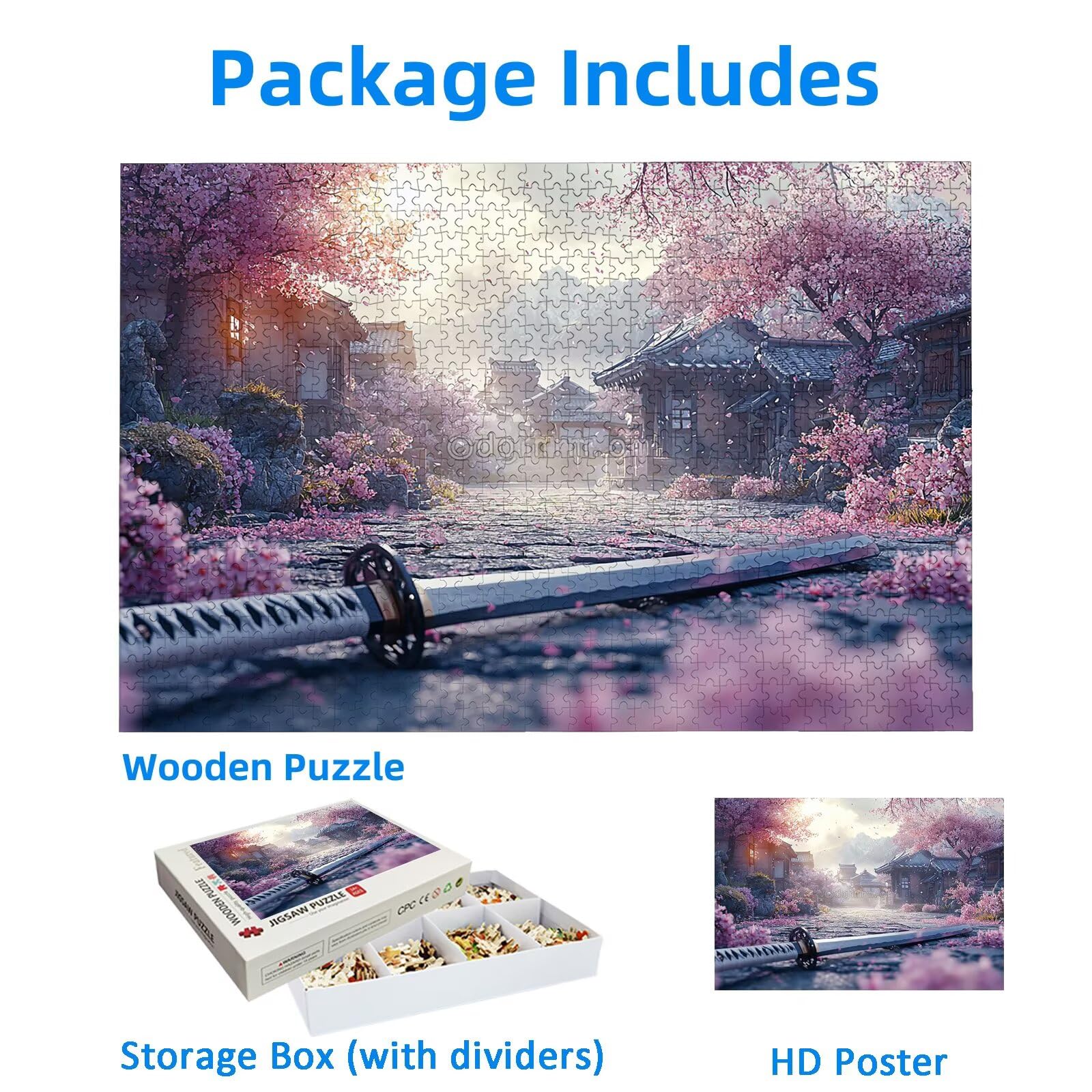 Puzzle 1000 sztuk krajobraz, japońskie puzzle 1000 sztuk dla dorosłych i nastolatków, drewniane puzzle z wykwintnym opakowaniem, rodzinne gry edukacyjne, do dekoracji domu, prezent-2639