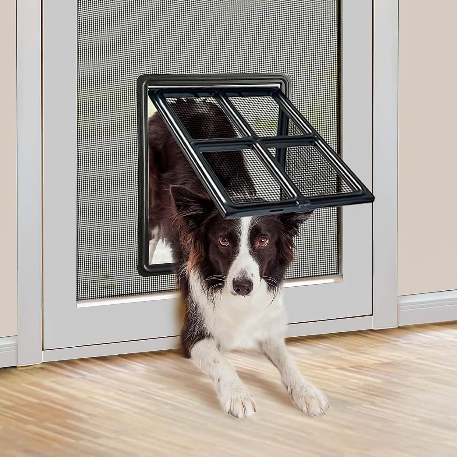 LESYPET Dog Door for Screen Door, Dog Door for Sliding
