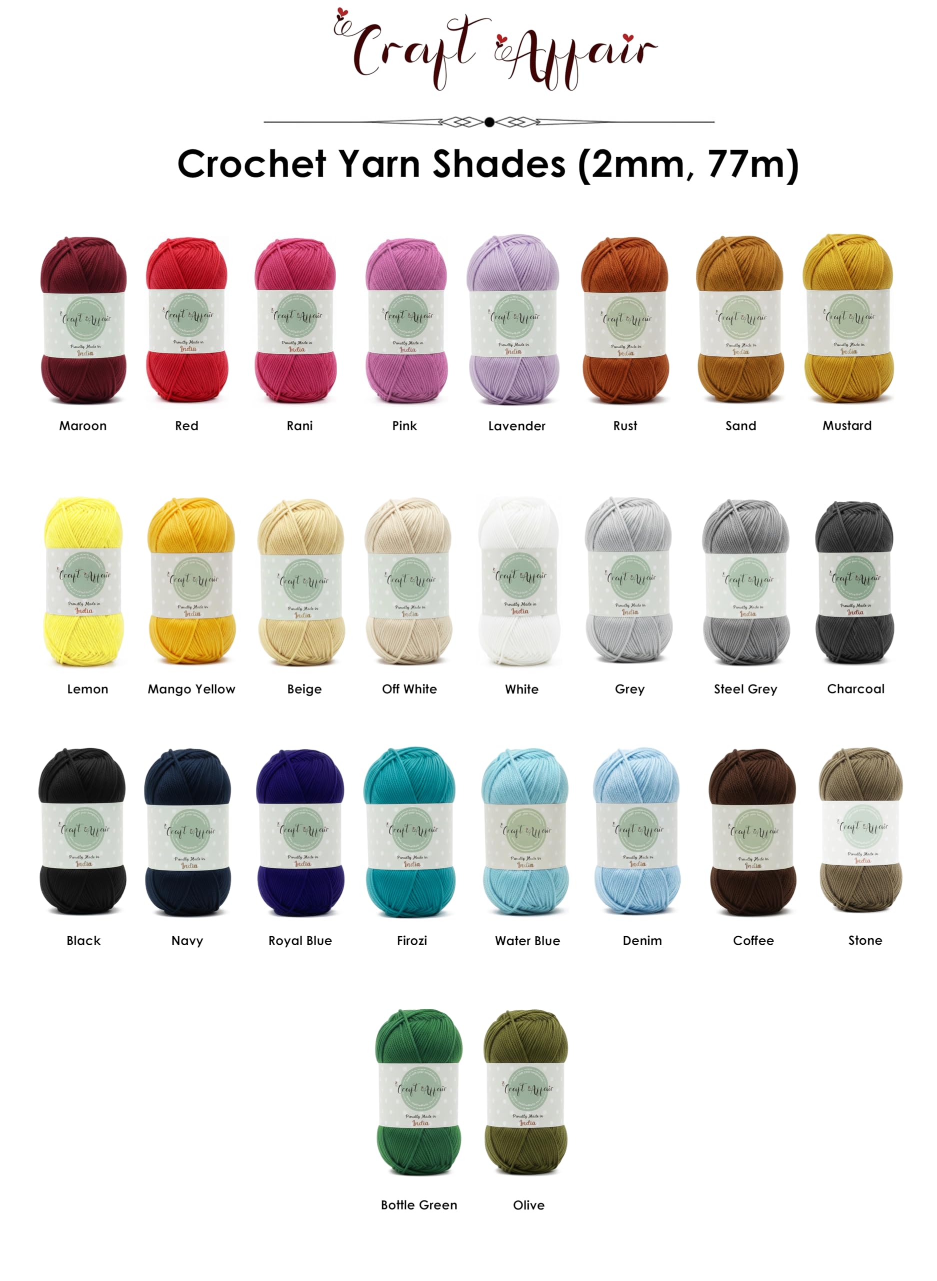 Ovillos Multicolor para Mantas de Crochet