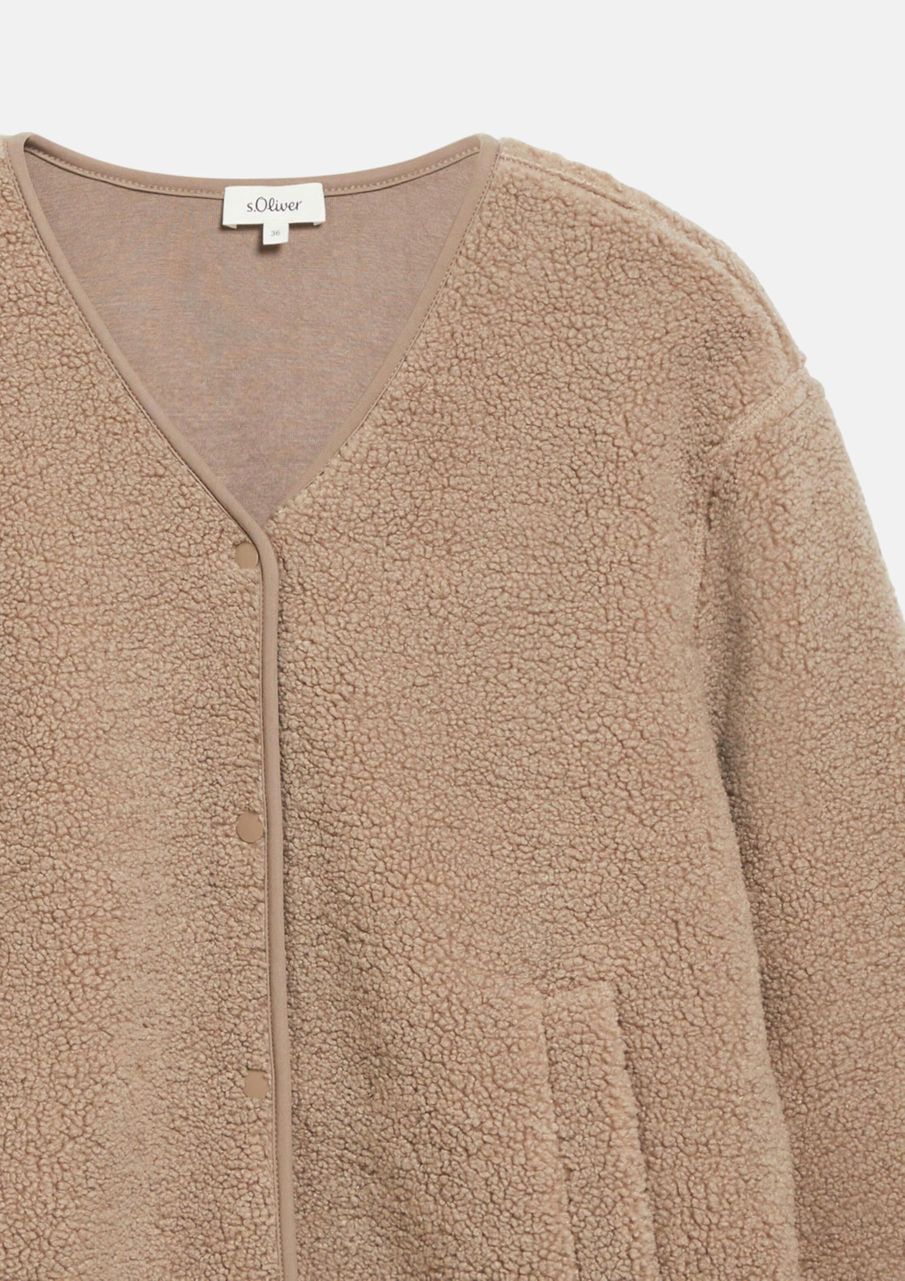 s.Oliver Damen 2182315 Teddy Jacke