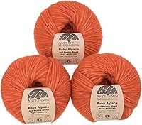 Vista 10 de Juego de 3 hilos de lana merino de alpaca bebé [426 yardas en total] negro, #4