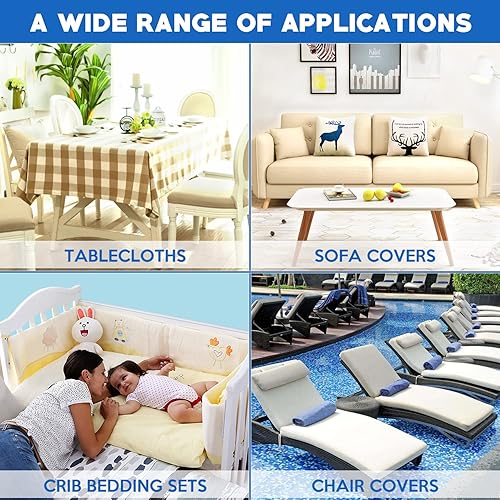 Miniatura 7 de Kelofty 4 clips para sábanas bajeras, 2 juegos de correas de soporte para sábanas con 3 clips antideslizantes, clips de colchón mejorados de 3