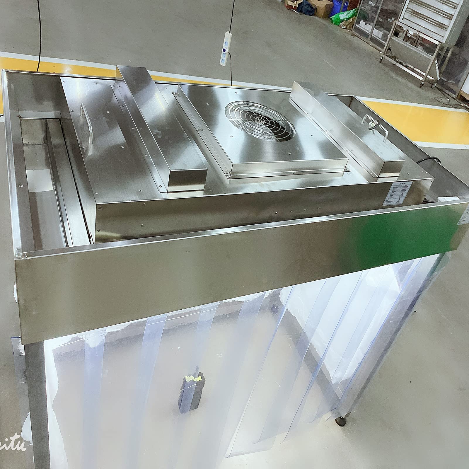 Vertical Laminar Flow Hood Modular Clean Room with H14 Hepa Filter