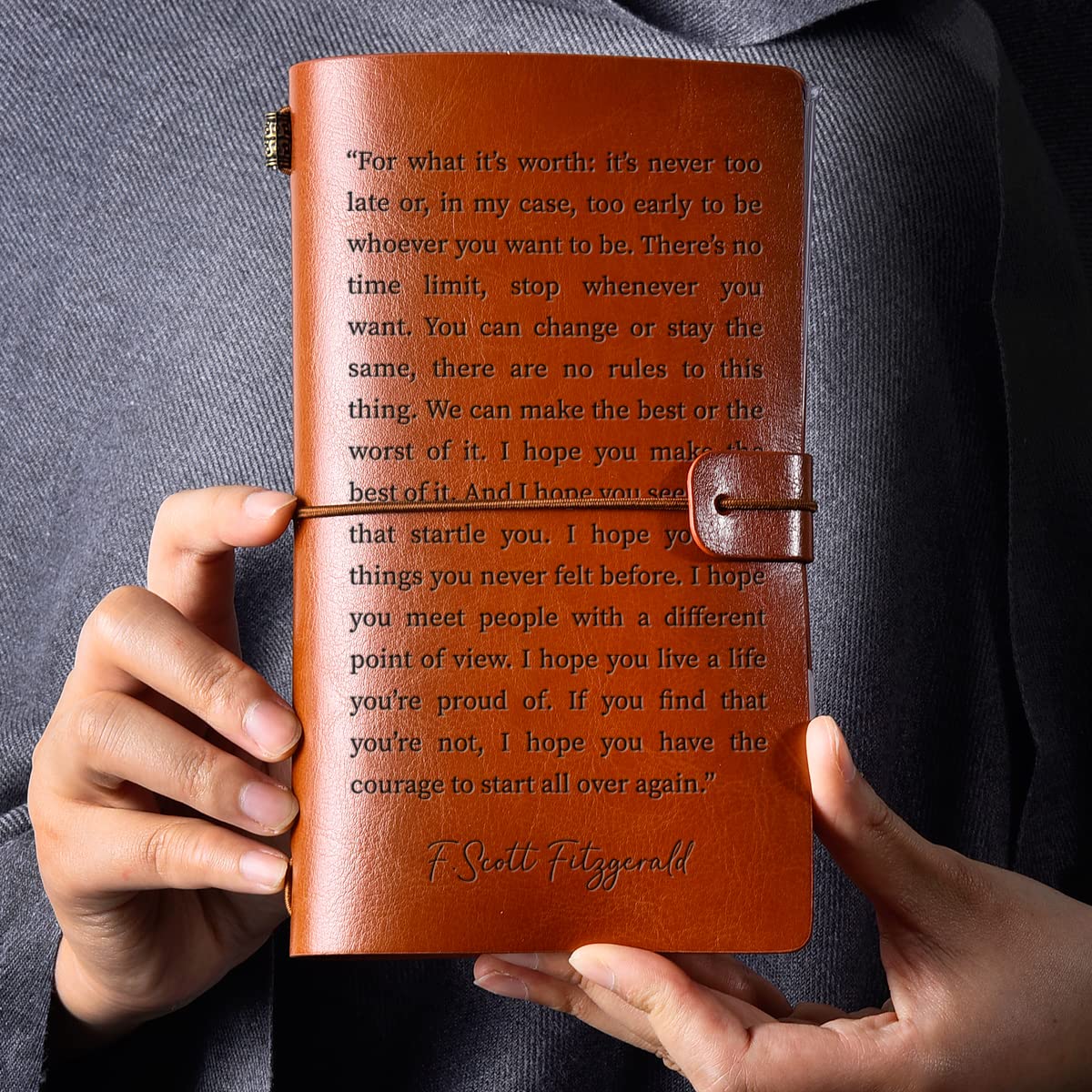 AYBELL Leather Journal Notebook For Writing, Genuine Leather Bound...