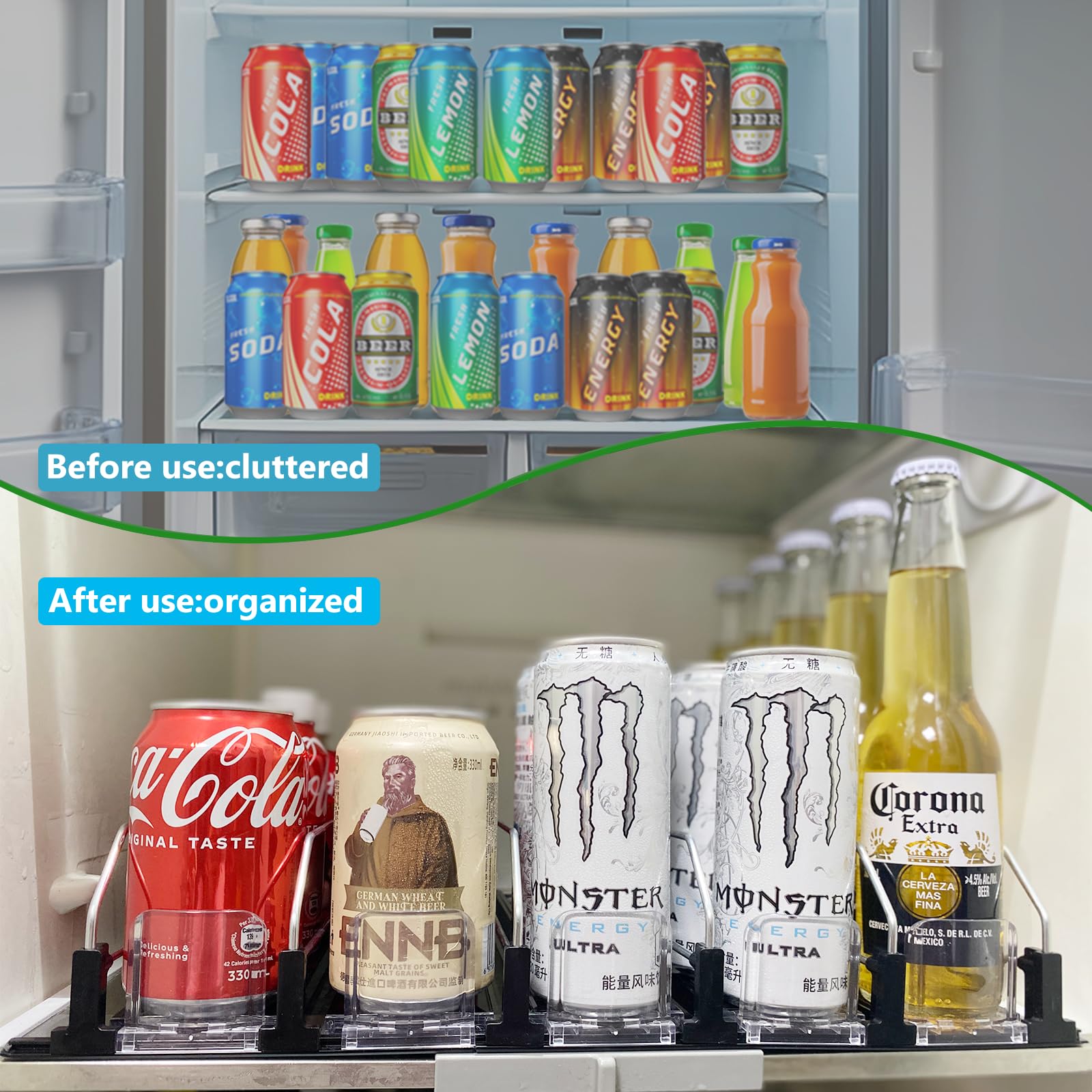 Dispenser Automatico Per Lattine Da Frigo - Organizzatore Birra E Bevande - Foto 6