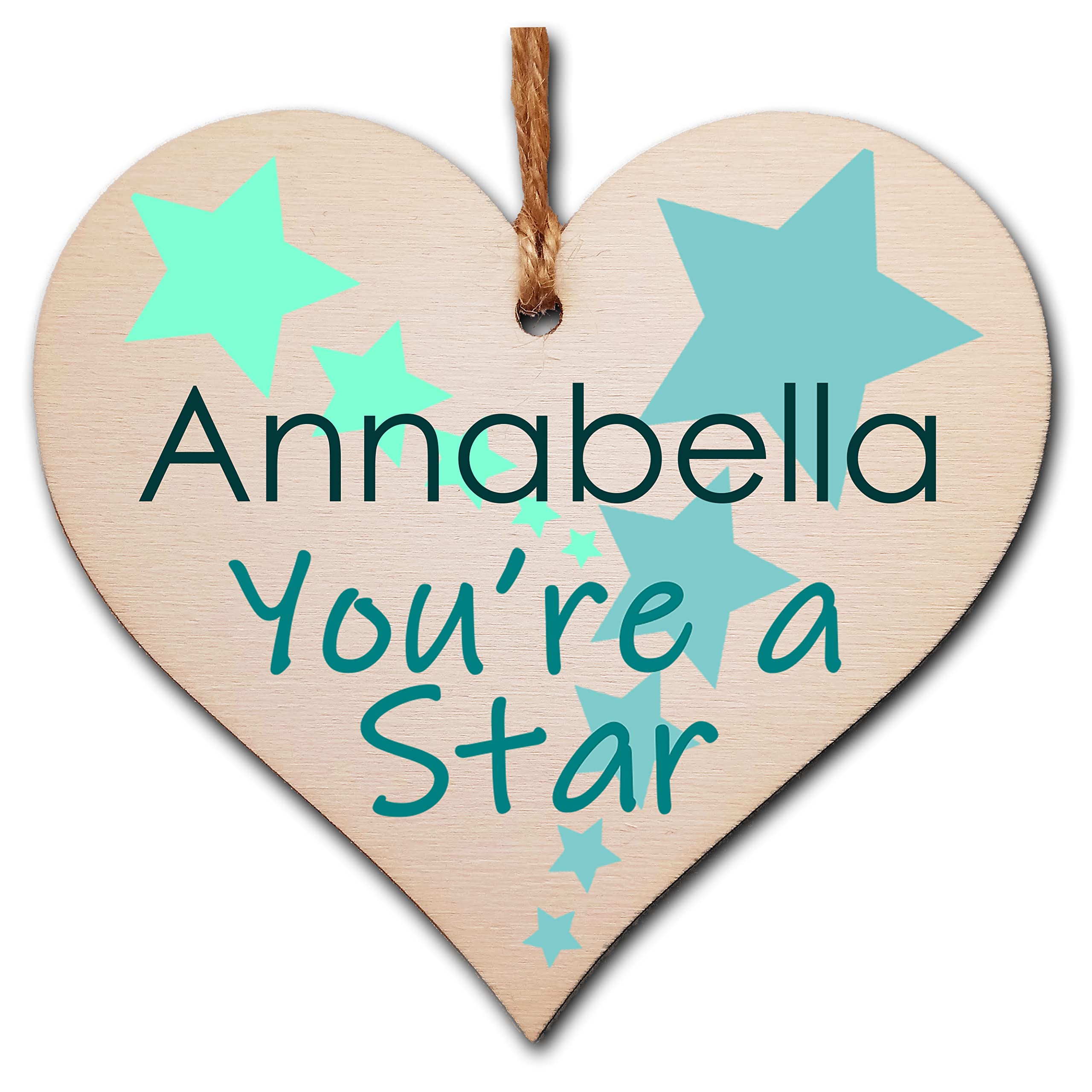 Personalised Handmade Wooden Hanging Heart Plaque Gift Well done on Passing Your Exams Congratulations Graduation Keepsake