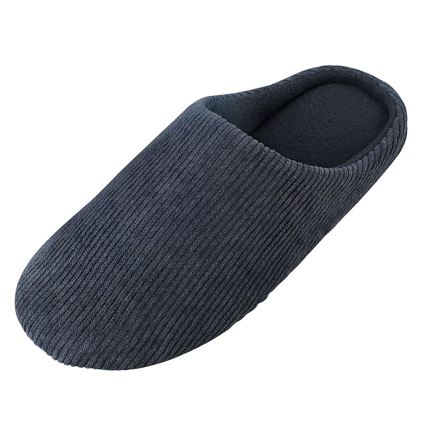 Immagine del prodotto Knixmax Pantofole da Casa da Uomo Donna Memory Foam Pantofole Invernali Morbide e Calde Slippers Nero EU44-45