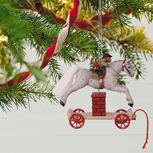 Miniatura 4 de Hallmark 1595QX9315 Pony para Navidad #20 Saltar Caballo Recuerdo Adornos de Navidad