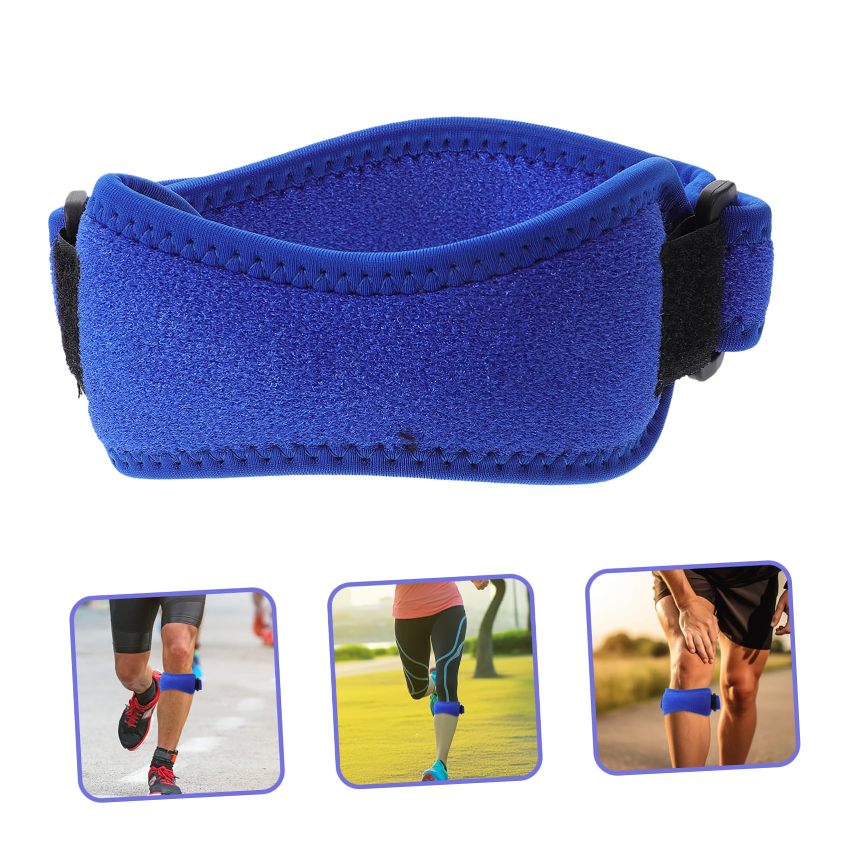 2pcs Knee Sling Brace Anti Hinged Forearm Sprain Patella Support Strap Leg Patella Protective Strap Walker Tear Patella Straps Compression Patella Strap Blue Polyester